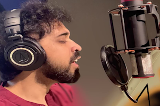 sing professional male vocals in hindi and english