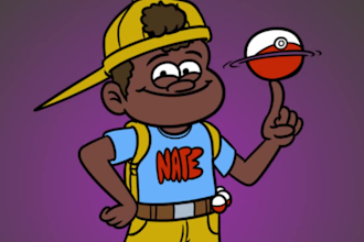 draw a cartoon character, comic or webcomic