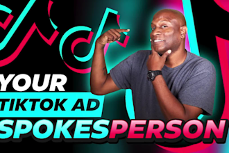 create a tiktok ad video as your spokesperson