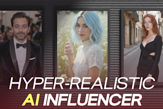 create a hyper realistic ai influencer