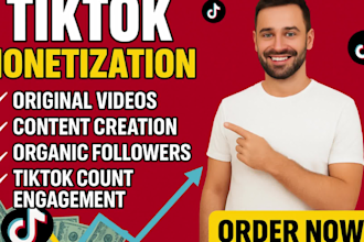 do complete tik tok monetization organically in creator rewards program