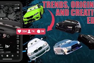 create visual effect pixar eyes to any your car