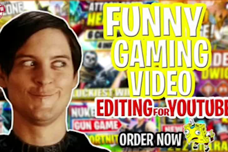 do funny gaming video editing for youtube