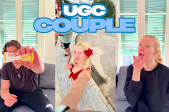 create couples ugc for social media ads