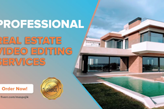 do edit drone footage for your real estate promo video