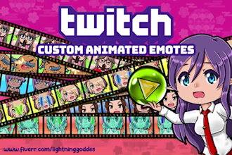 create custom animated emotes for twitch and discord
