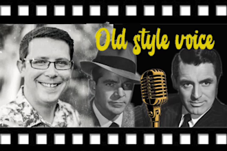 do an old style voice over