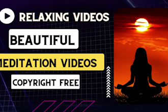 create relaxing meditation videos with binaural beats