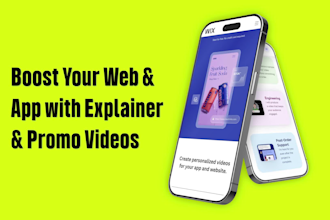 create mobile app promo video or explainer video in 24 hours