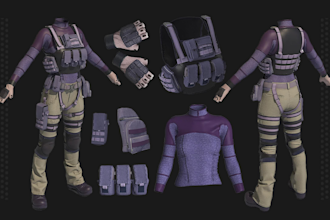 design 3d fashion for nft, games and metaverse