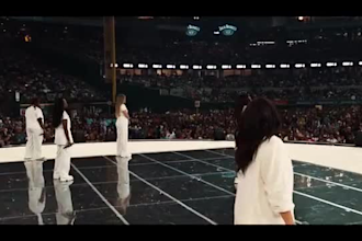 sing gospel song christian song gospel choir as female singer with vocal harmony
