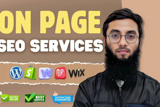 optimize wix on page seo for shopify wordpress webflow laravel