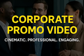 create a cinematic corporate promo video