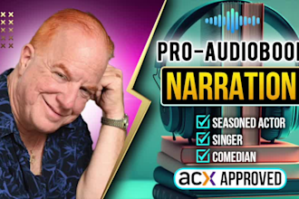 be your professional audiobook narrator to acx standards
