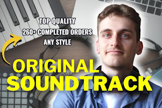 compose film score, epic soundtrack, fantasy music, trailer music, game music