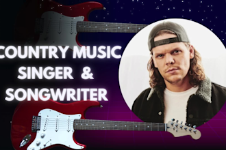 be your soulful male country music singer, songwriter and country music vocalist