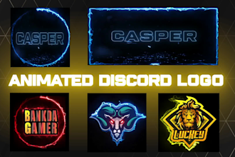 create animated discord logo