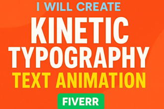 create pro level kinetic typography and animated text videos