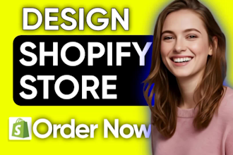 design and redesign a high converting shopify dropshipping or ecommerce store