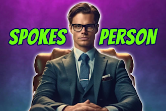 create ai human spokesperson or talking head avatar