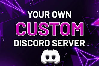 setup a custom discord server