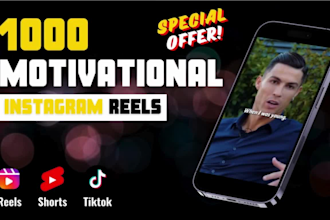 create viral motivational instagram reels and youtube shorts