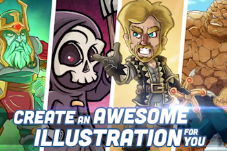 create an awesome illustration for you