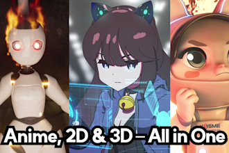 deliver toptier 2d or 3d animation that stands above the rest