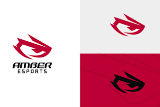 design minimalist logo for twitch, gaming, esport team, youtube, kick