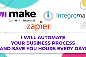 automate your workflow using make, integromat, zapier, n8n