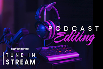 do your podcast audio editing