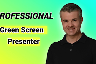 create a green screen video for you or your business
