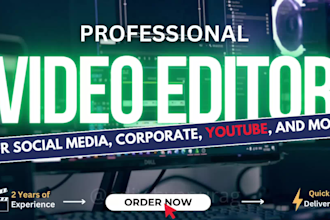 edit travel, podcast, vlogs, youtube, instagram and all type of video editing
