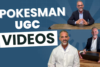 create spokesman ugc video ads for tiktok, instagram, or youtube