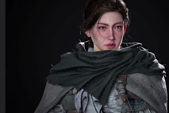 do custom 3d game character 3d modeling game ready character rigging 3d model