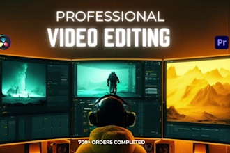 do professional cinematic video editing
