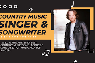 be heartfelt country music singer, acoustic country song, pop and songwriter