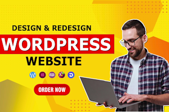 design, redesign, build, copy clone or duplicate responsive wordpress website