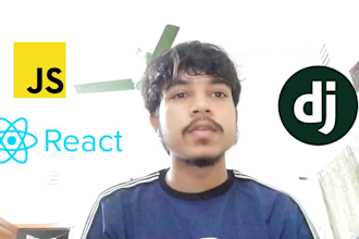 develop a website using django and react