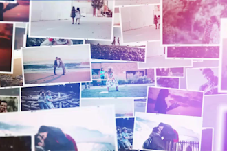 create memorial or funeral slideshow for you with your images and videos