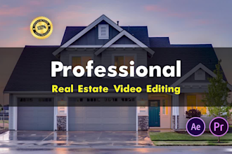 stunning cinematic real estate video editing
