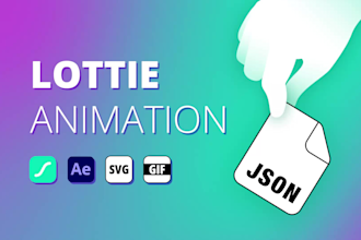 create smooth lottie animation for your app or website