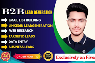 provide b2b lead generation for any industry