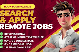 find remote jobs or search and apply for job applications on your behalf