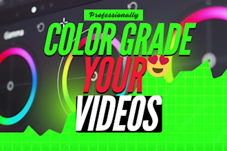 do professional colour grading for cinematic and vsl videos