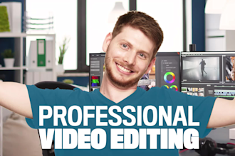 do professional video editing and motion graphics