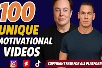 make powerful motivational videos for reels, tiktok or youtube shorts