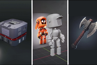 create 3d model, optimized, usdz, glb, gltf for ar, VR, web, nft, or shopify