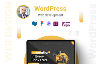 do a custom wordpress website design using elementor or divi