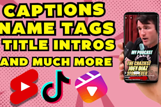 add animated titles, subtitles, and captions to videos